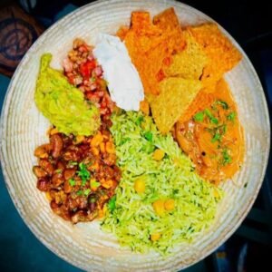 Buritto Bowl (Add cottage Cheese Skewer)